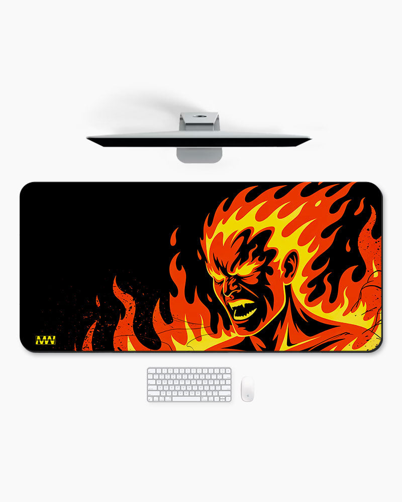 Inferno Unleashed Power Beyond Control Deskmat