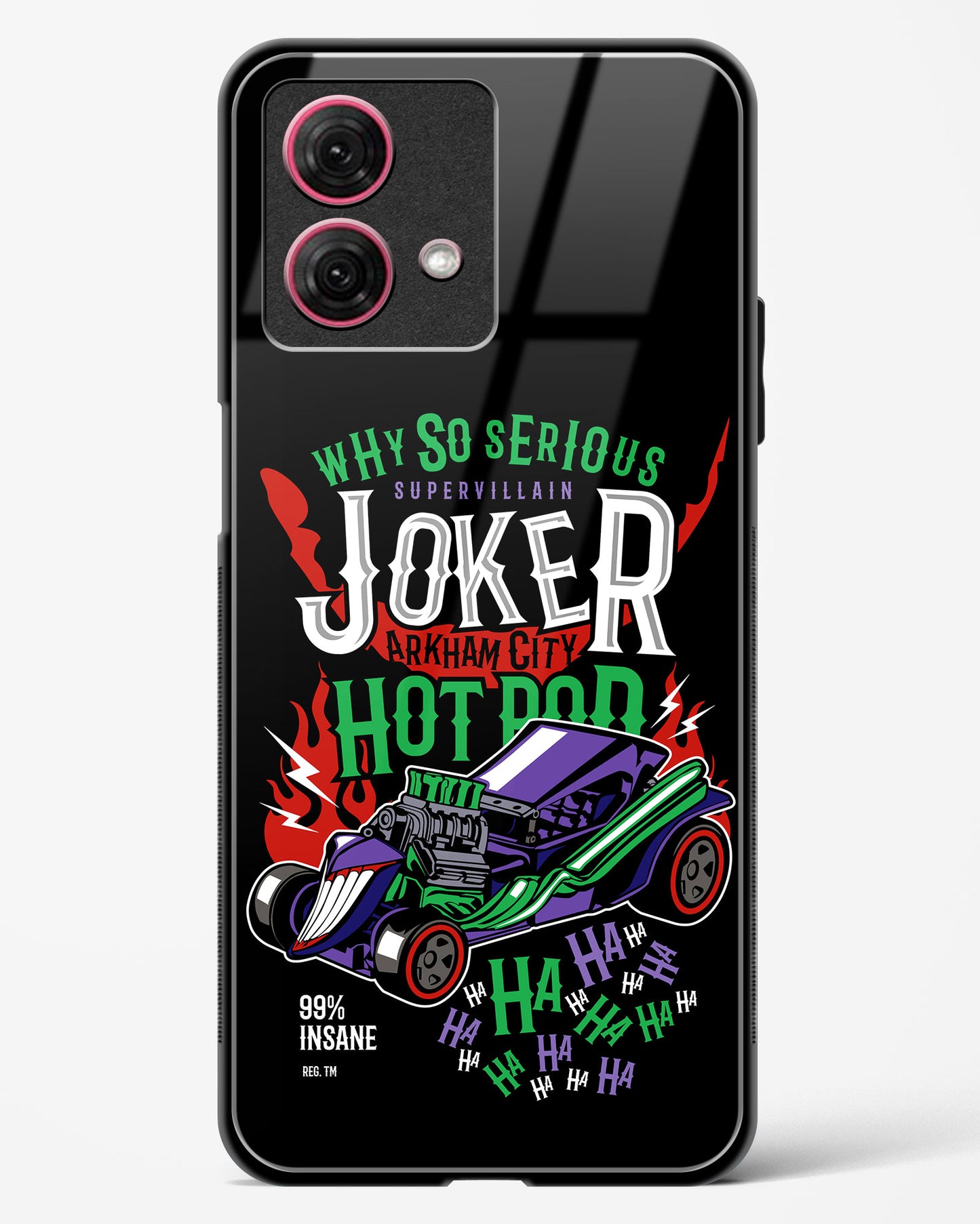 Joker’s Chaos Jet Turbine Glass Phone Case-Moto G84 5G