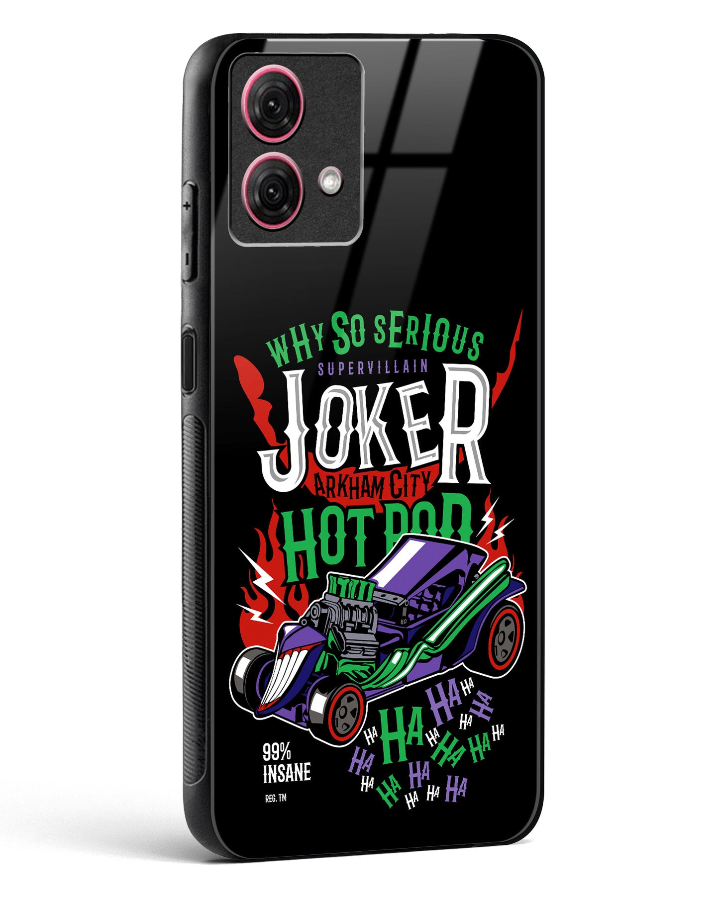 Joker’s Chaos Jet Turbine Glass Phone Case-Moto G84 5G