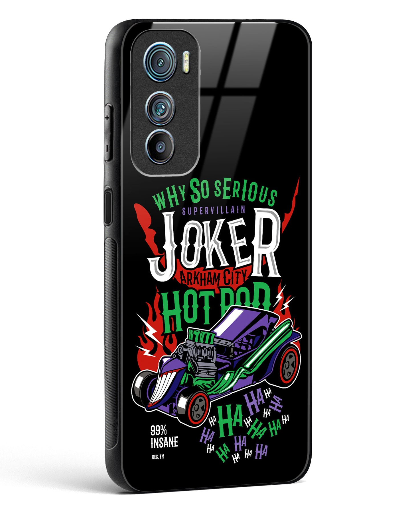 Joker’s Chaos Jet Turbine Glass Phone Case-Motorola Edge 30