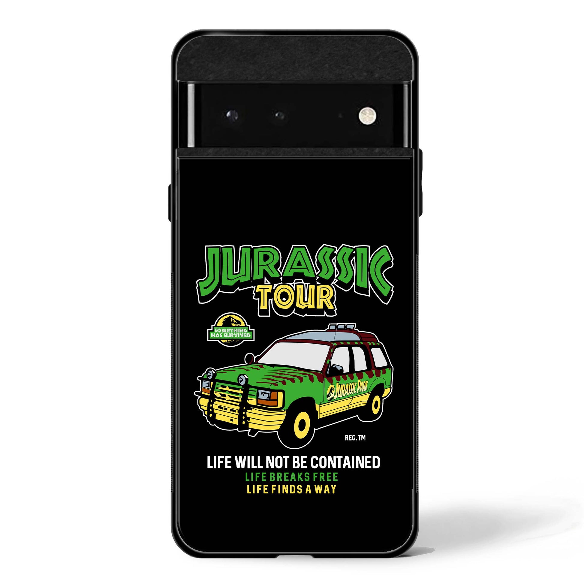 Jurassic Land Cruiser Google Pixel Glass Phone Case