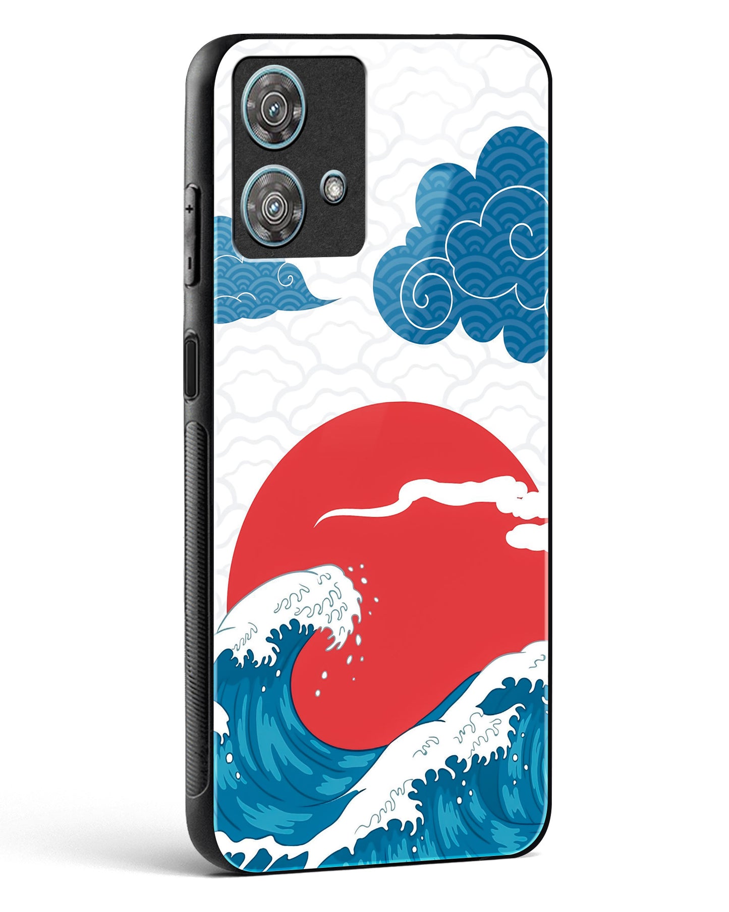 Kanagawa Wave Art Glass Phone Case-Motorola Edge 40 Neo