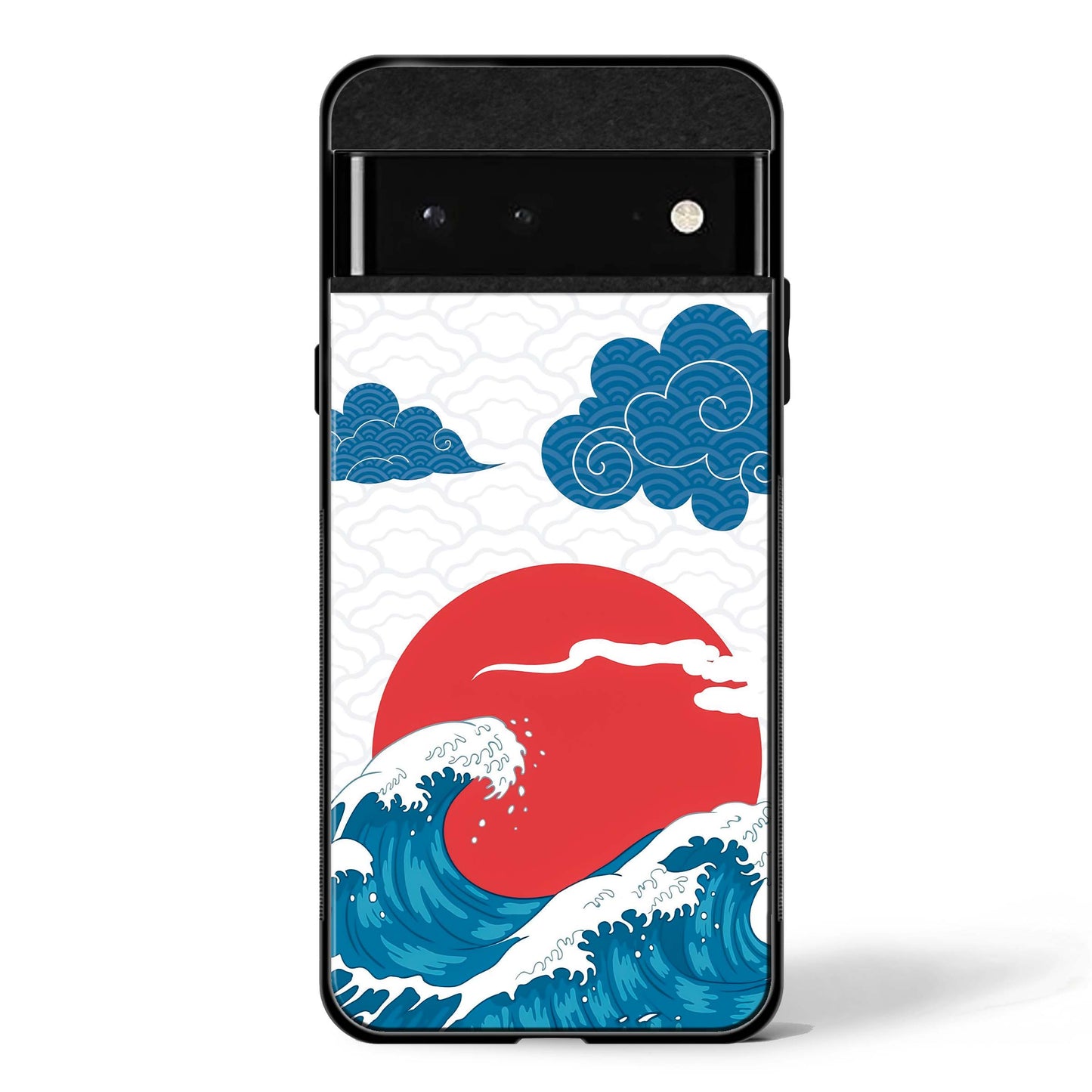 Kanagawa Wave Art  Google Pixel Glass Phone Case