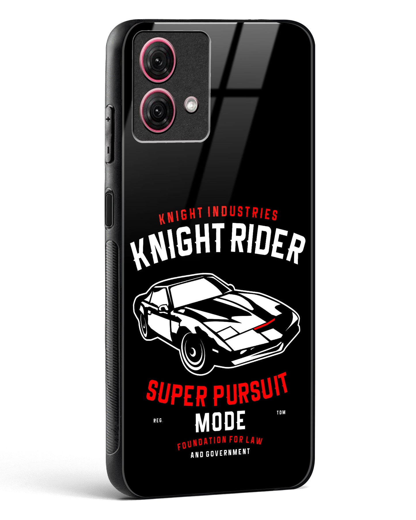 Knight Rider Pursuit Mode Glass Phone Case-Moto G84 5G