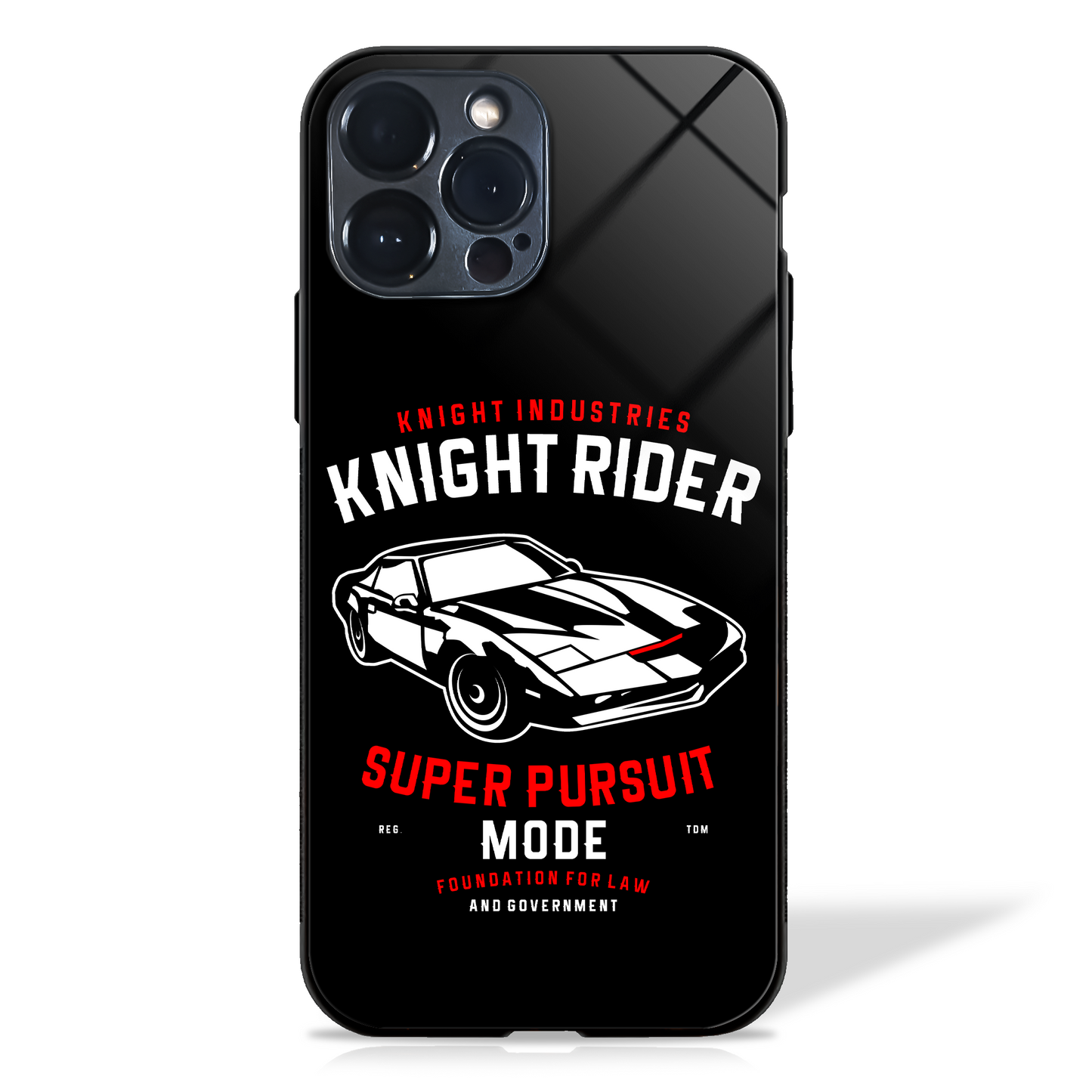 Knight Rider Pursuit Mode Automotive Glass Case