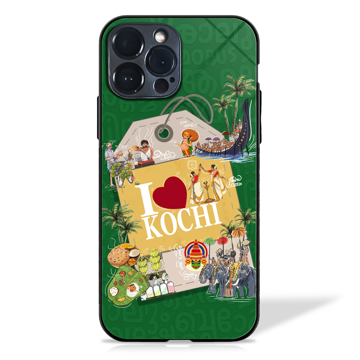 City illustration Glass Case (9 Cities)