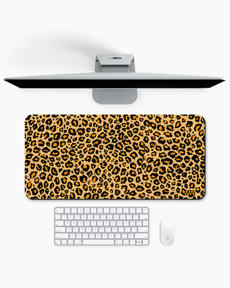 Leopard Prowl Desk Mat