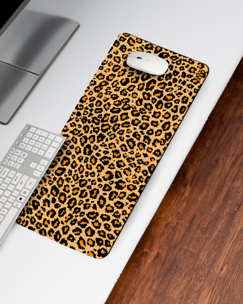 Leopard Prowl Desk Mat