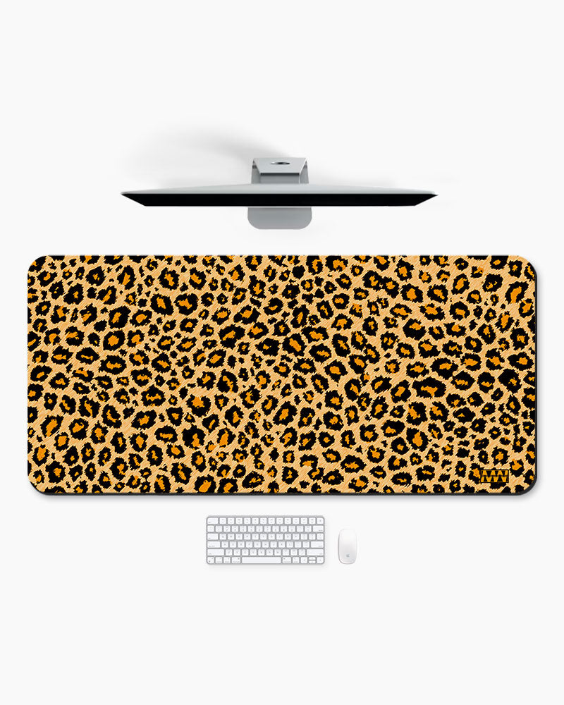 Leopard Prowl Desk Mat