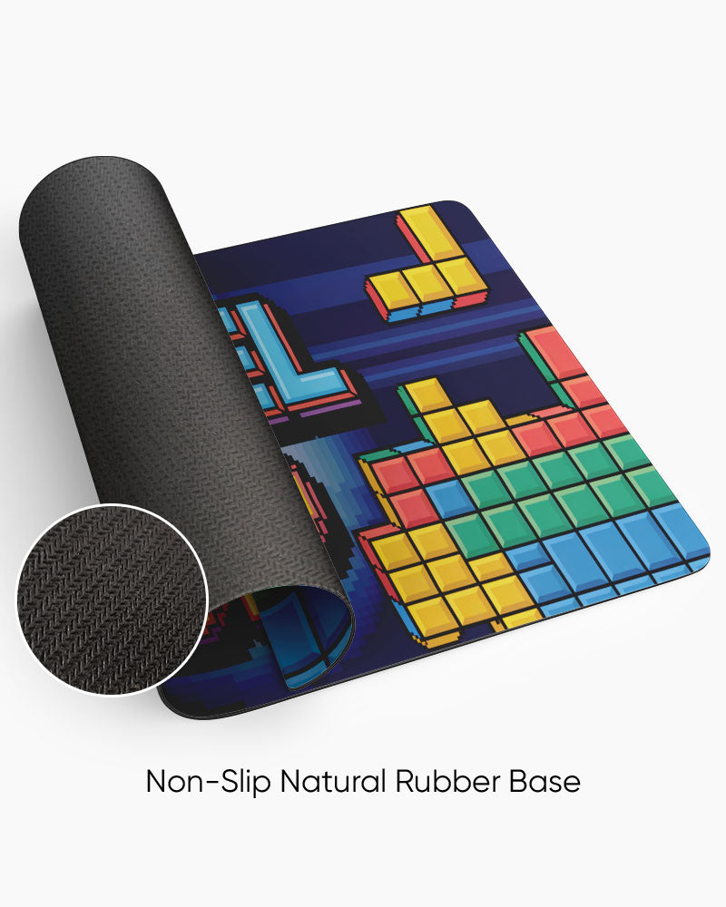 Level Up Retro Pixel Gaming Desk Mat