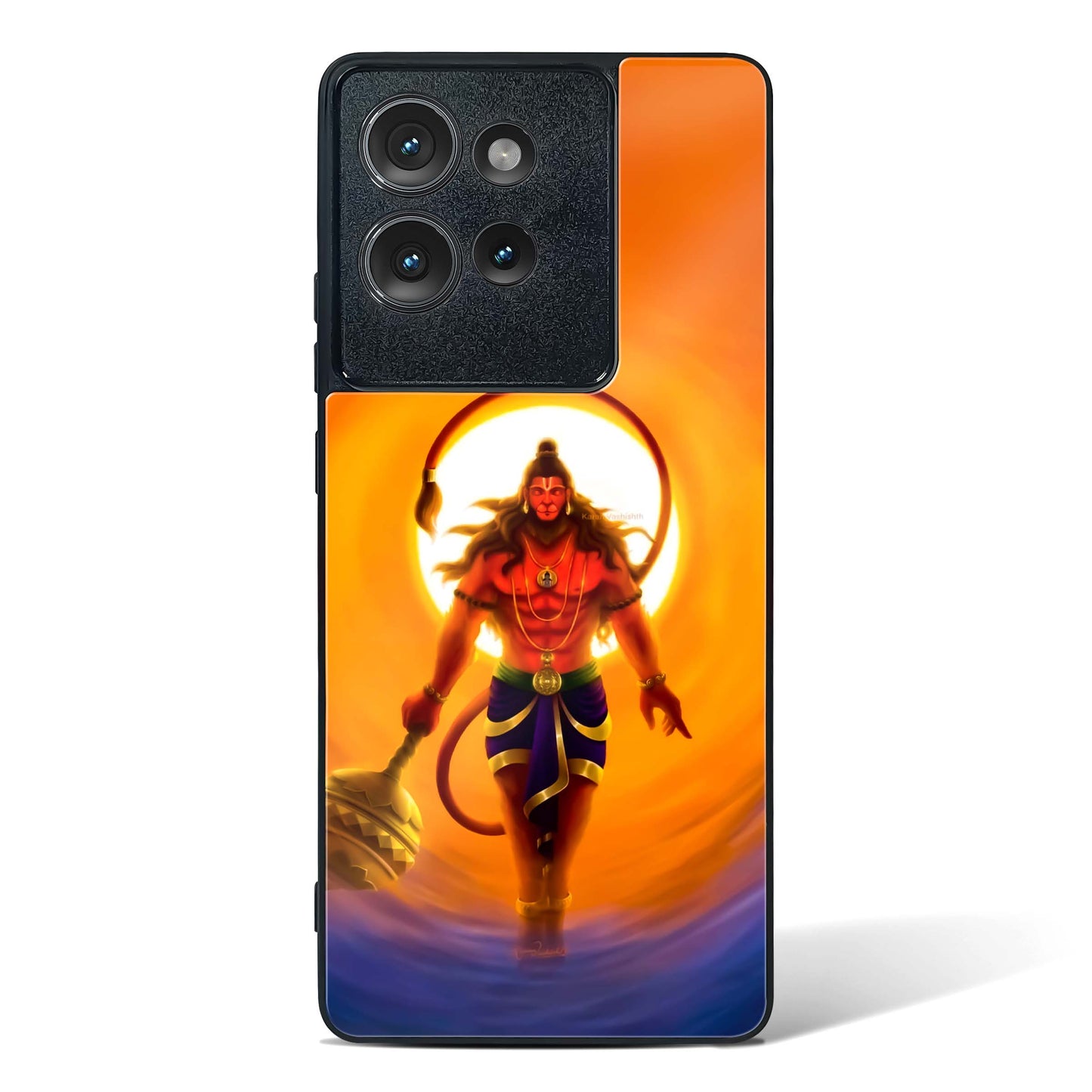 Lord Hanuman Ji Glass Phone Case-Motorola Edge 50