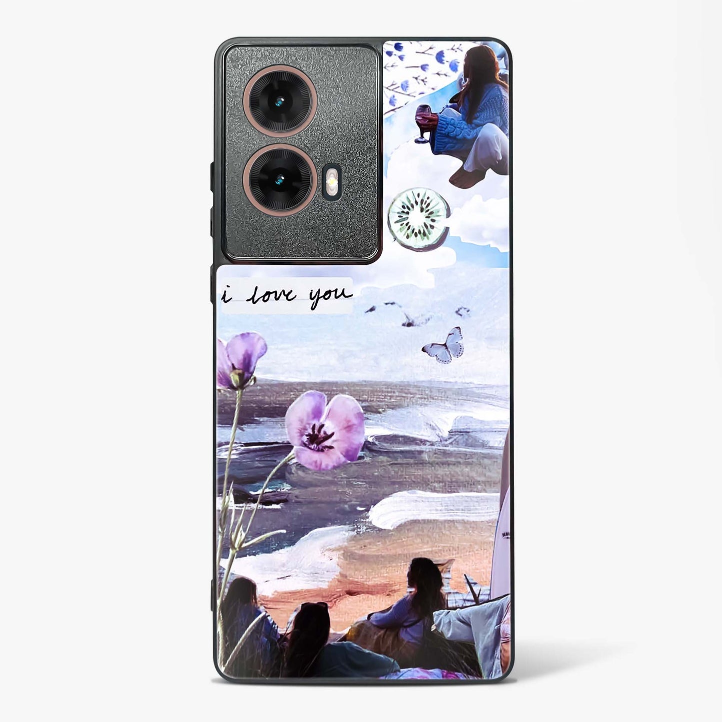 Lovely Beach Day Glass Phone Case-Moto G85 5G