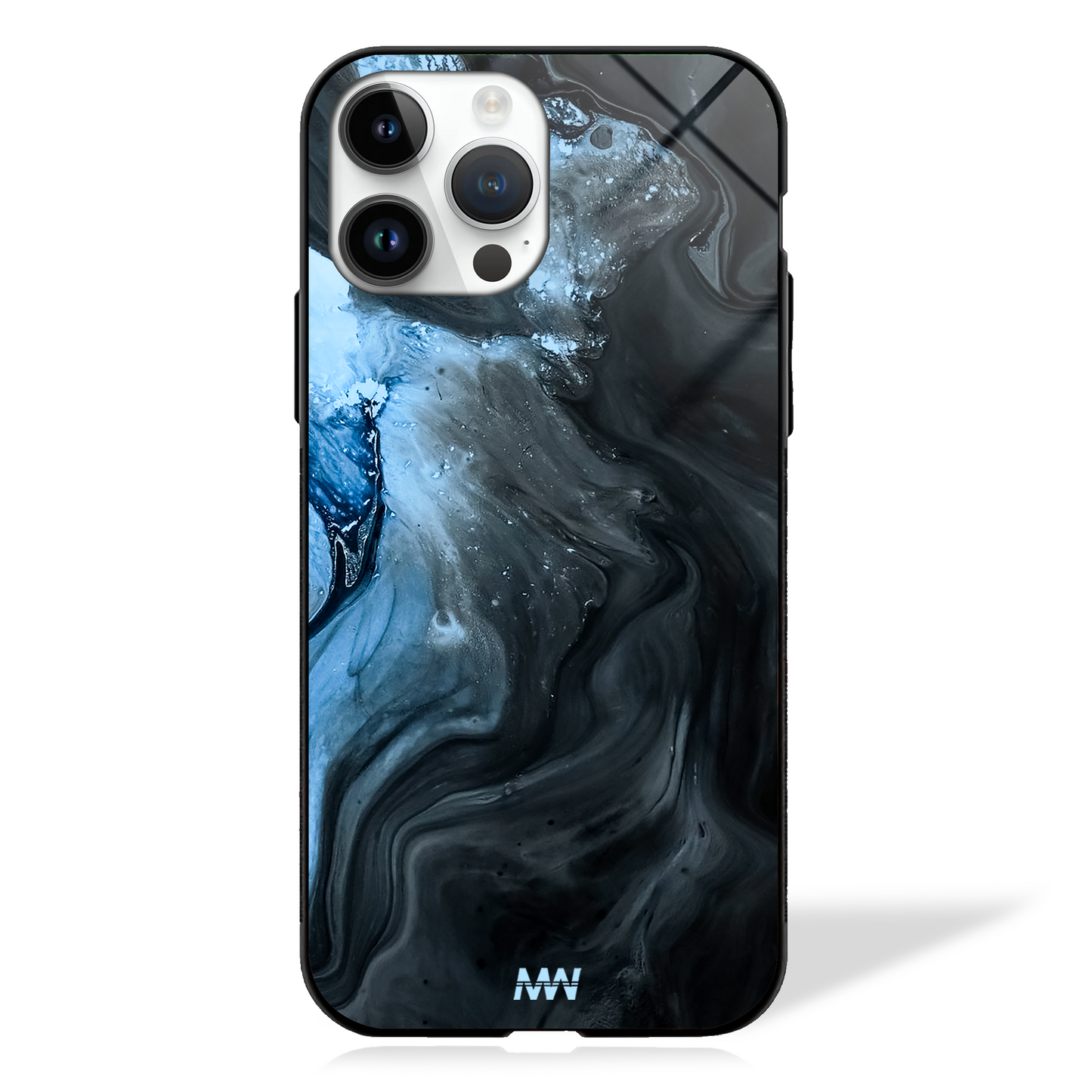 Inkstone Drift Marble Design Glass Case