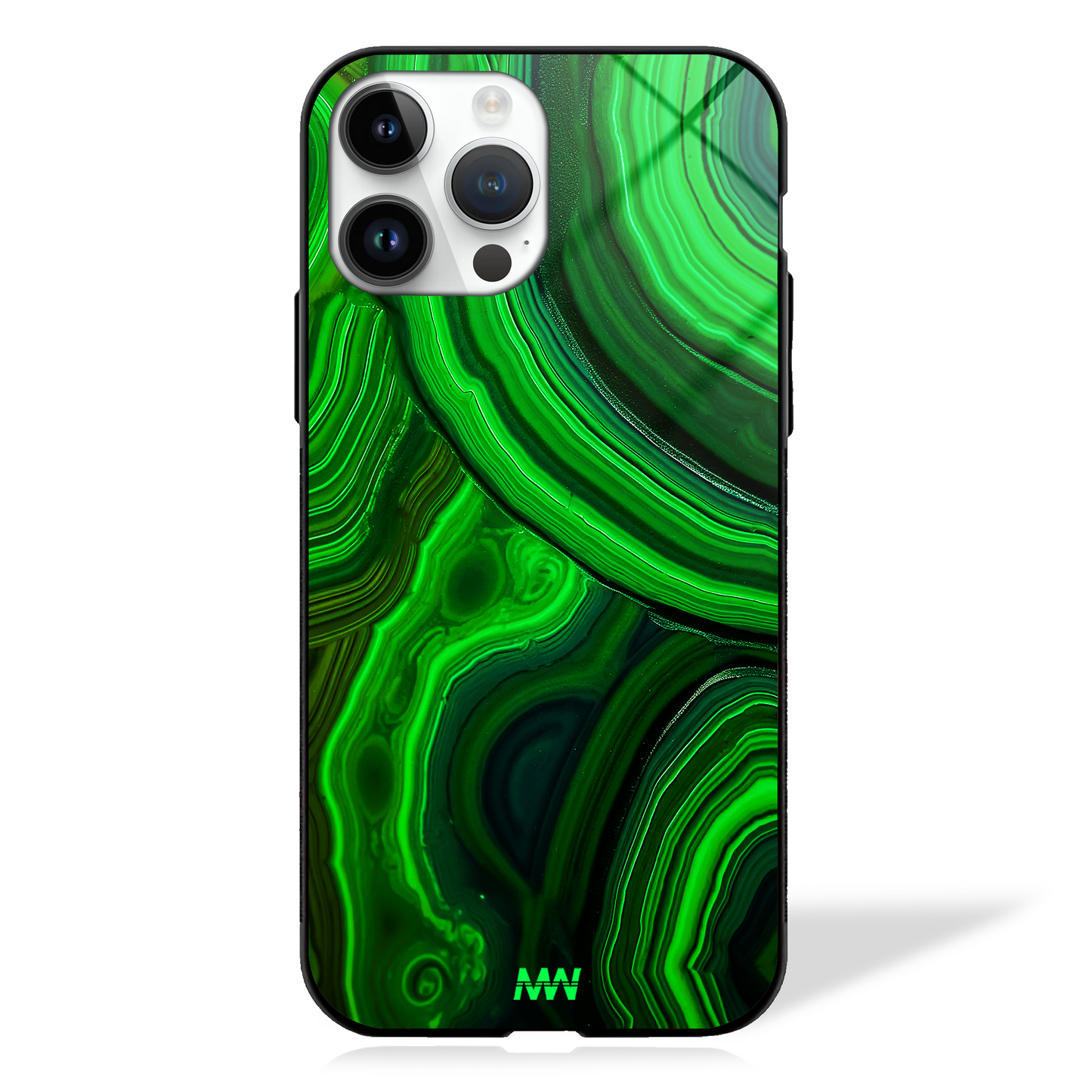 Terra Swirl Marble Design Glass Case