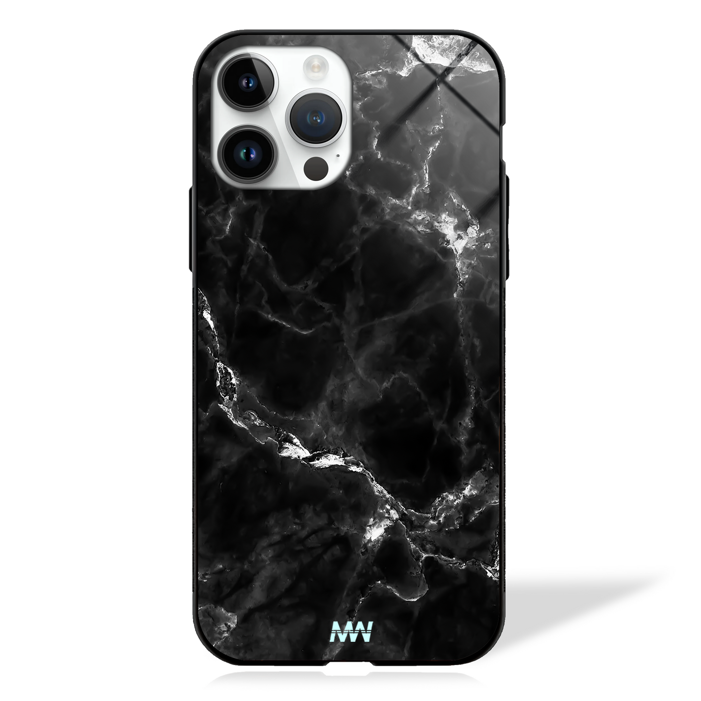 Monochrome Marble Glass Case