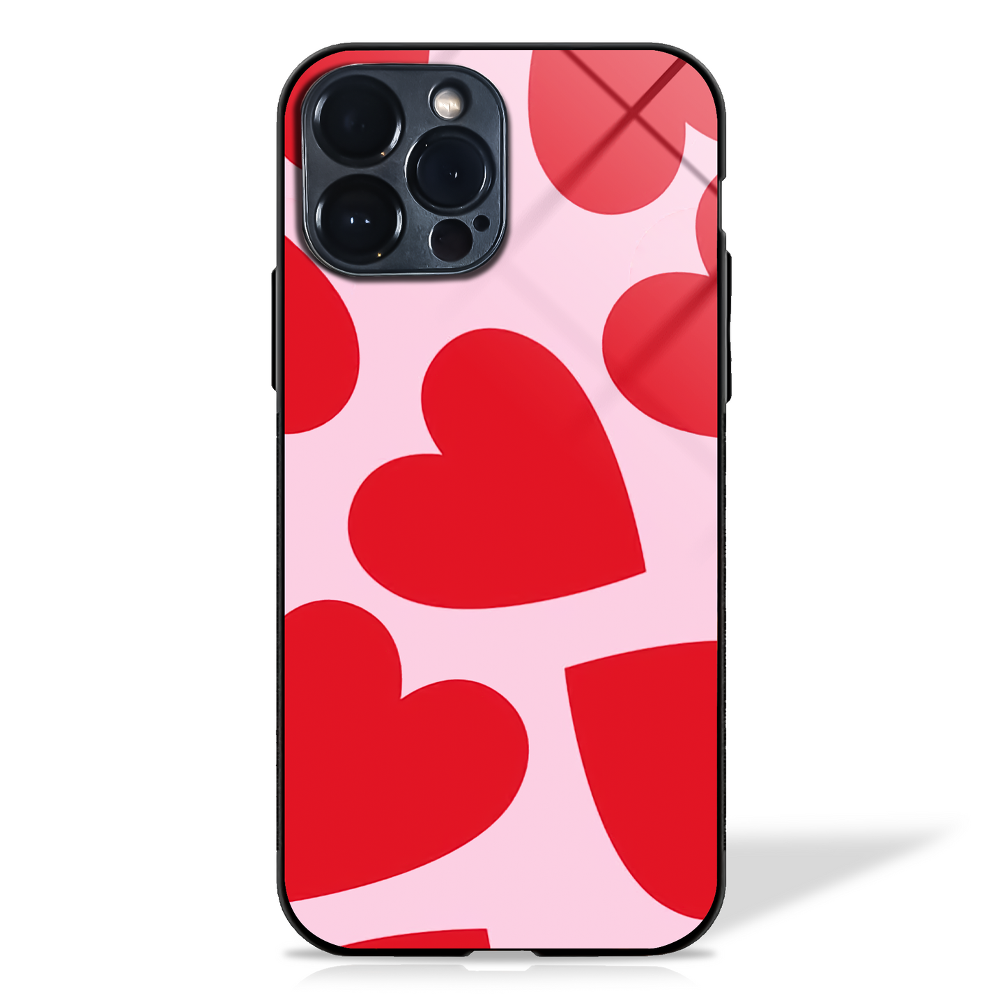 Hearts Galore Premium GLASS CASE