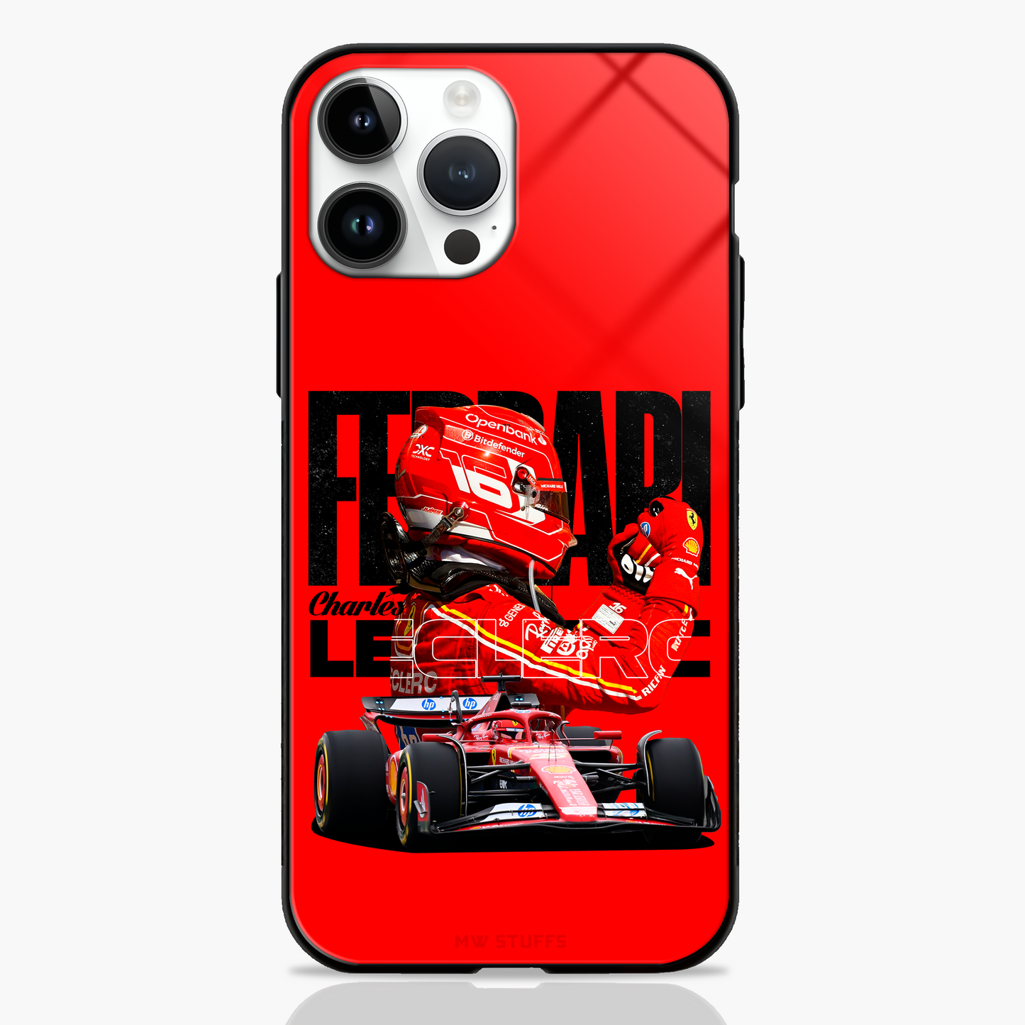 Redline Roar Leclerc Circuit King Glass Case