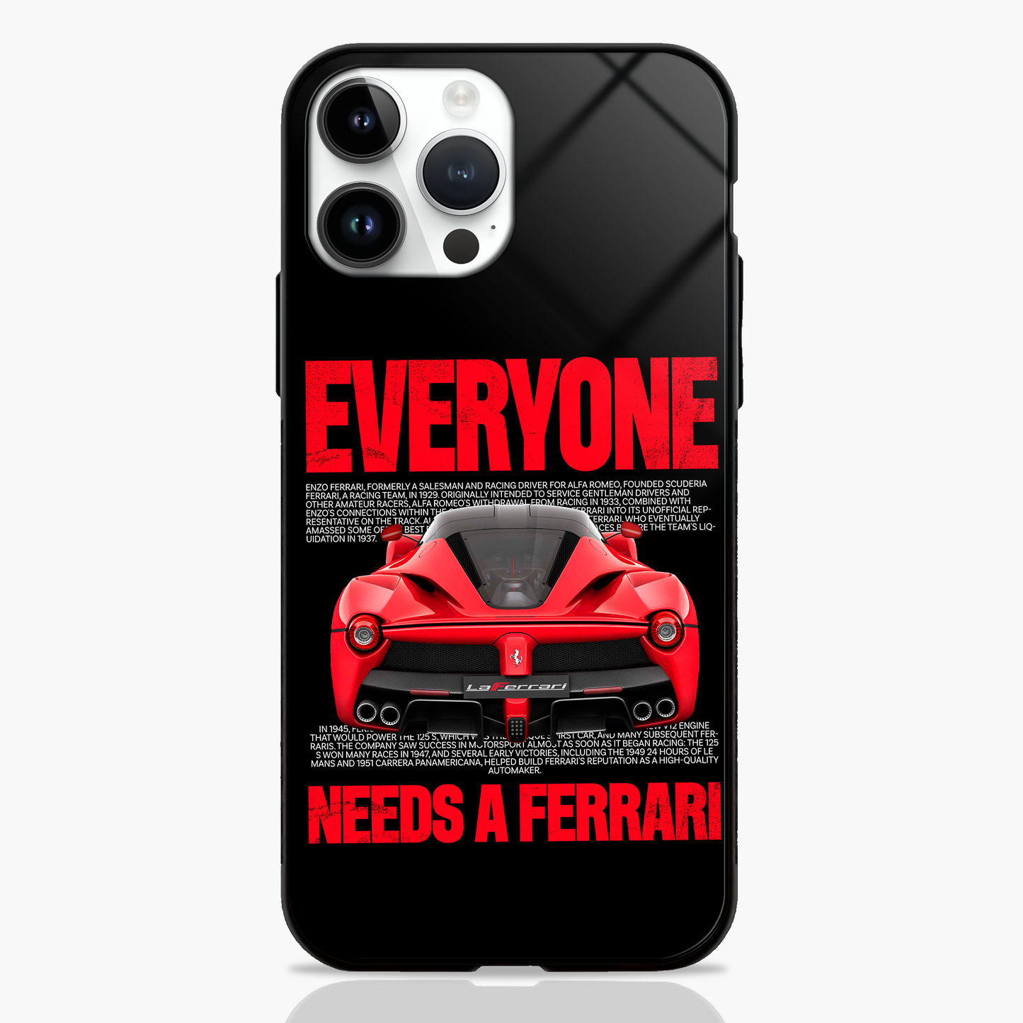 Everyone Needs a Ferrari Glass Case
