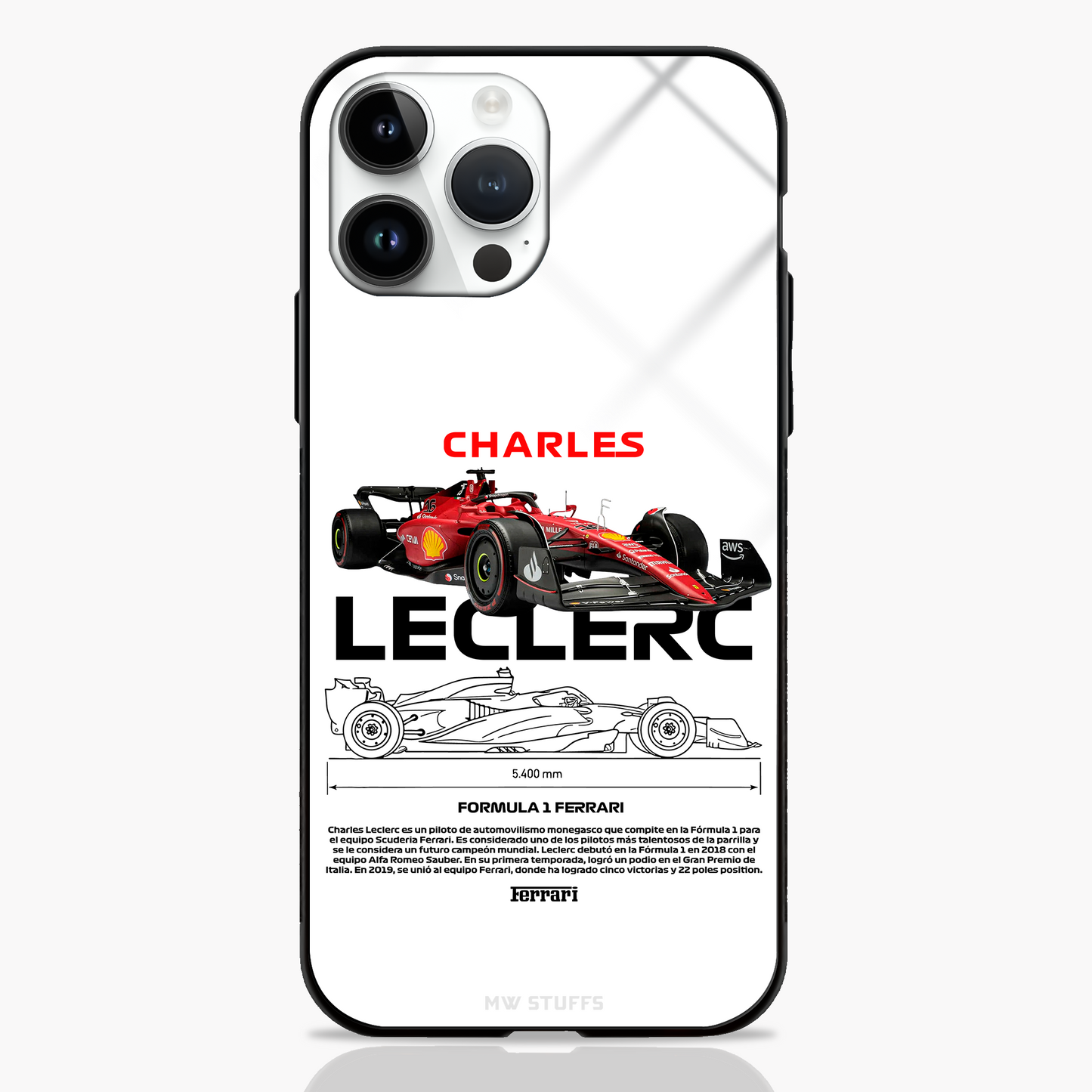 Scuderia Spec Leclerc Edition Glass Case