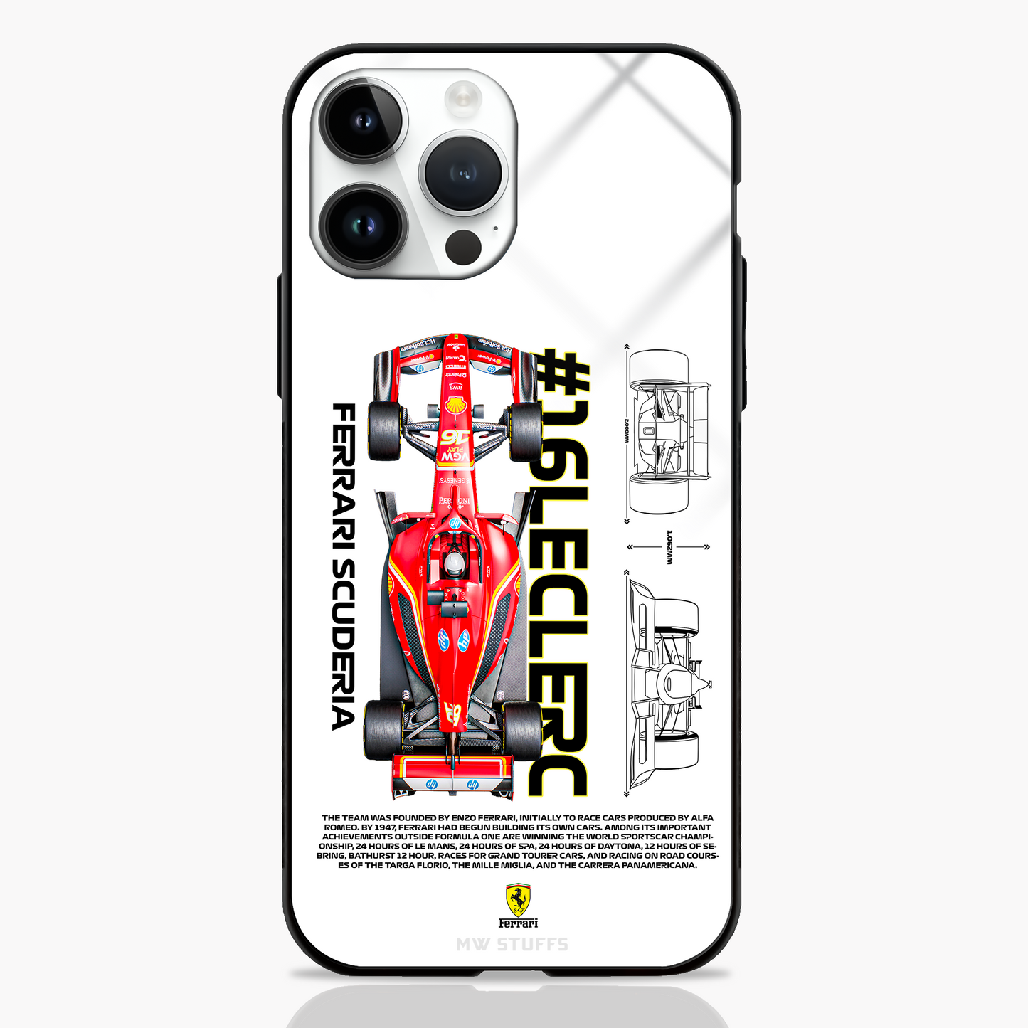 Scuderia Spec Leclerc No.16 Edition Glass Case