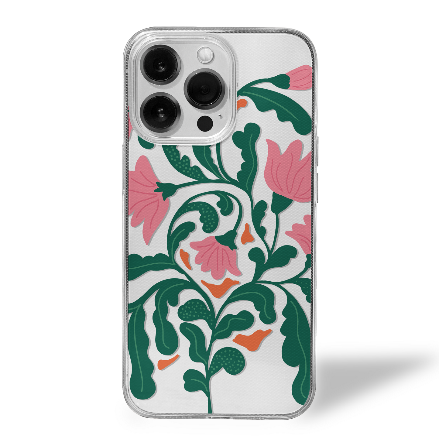 Petal Whimsy Clear Silicone Case