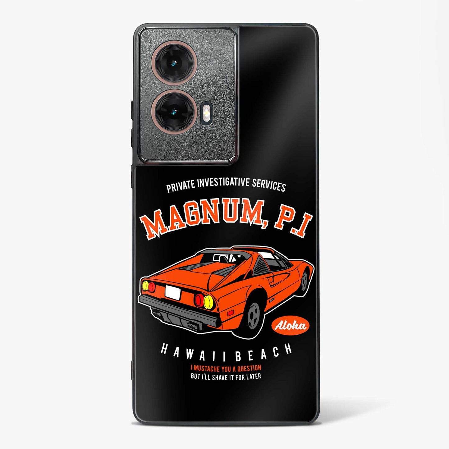 Magnum P.I. Classic Glass Phone Case-Moto G85 5G