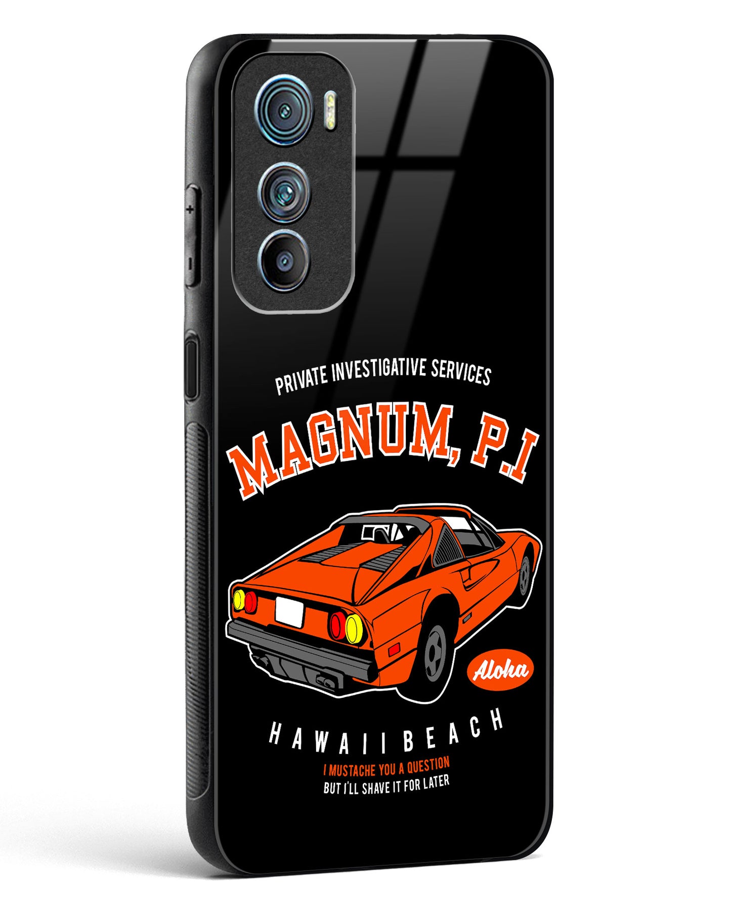 Magnum P.I. Classic Glass Phone Case-Motorola Edge 30