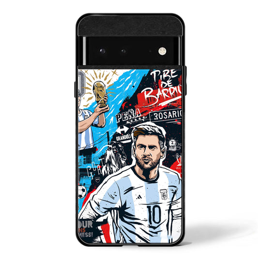 Messi Inspired Art  Google Pixel Glass Phone Case