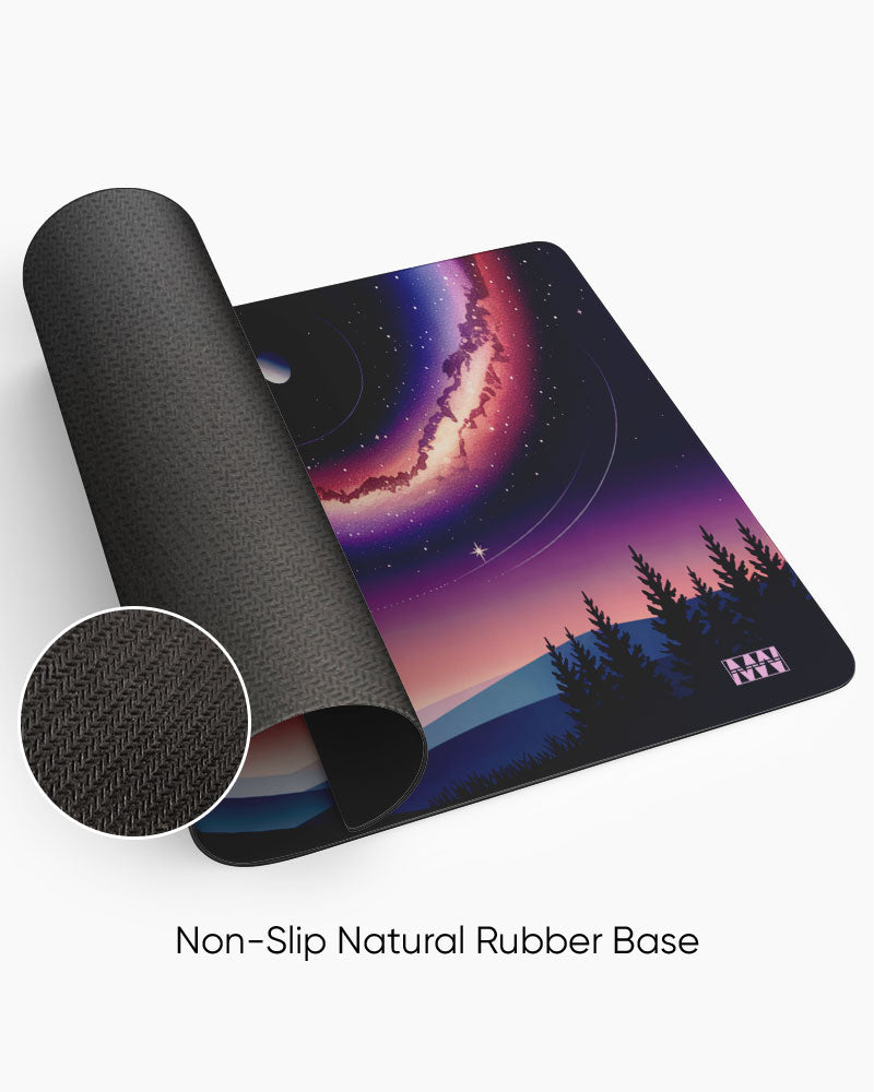 Milky Way Glow Desk Mat