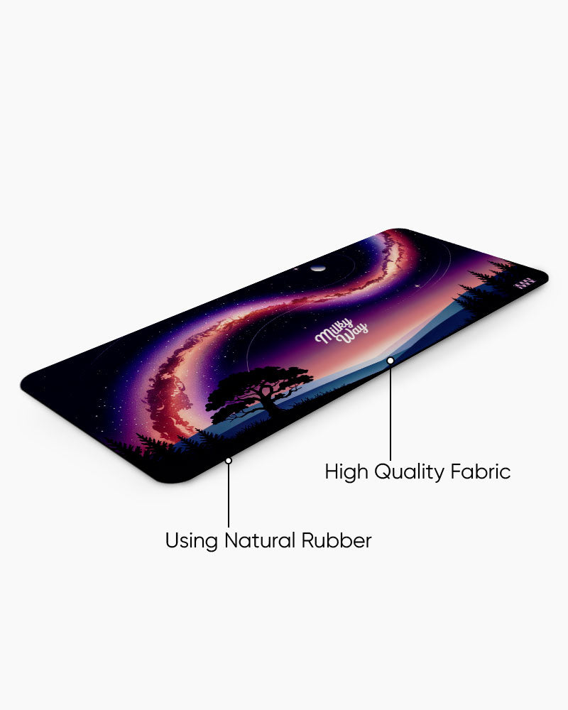 Milky Way Glow Desk Mat