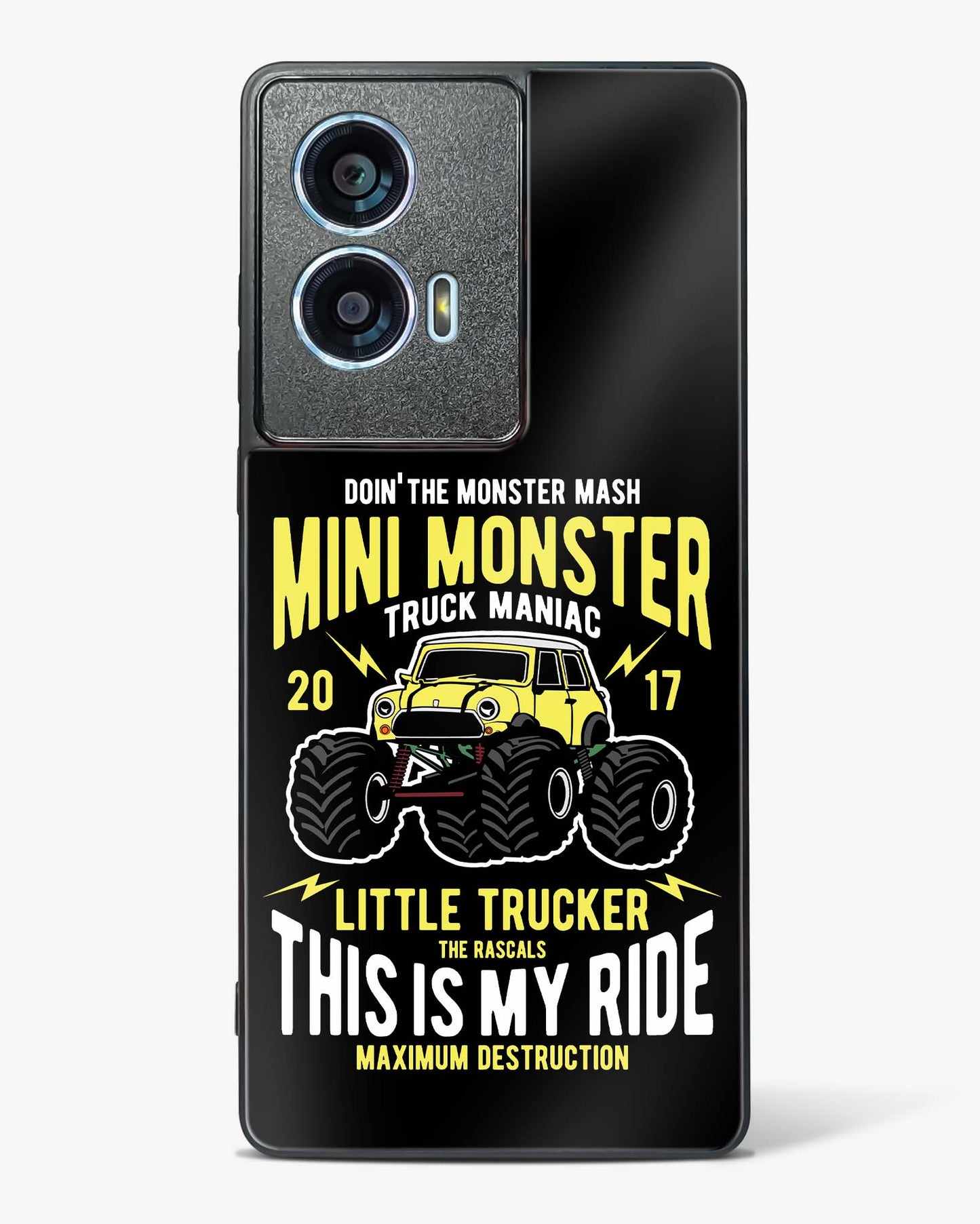 Mini Monster Truck Glass Phone Case-Motorola Edge 50 Fusion