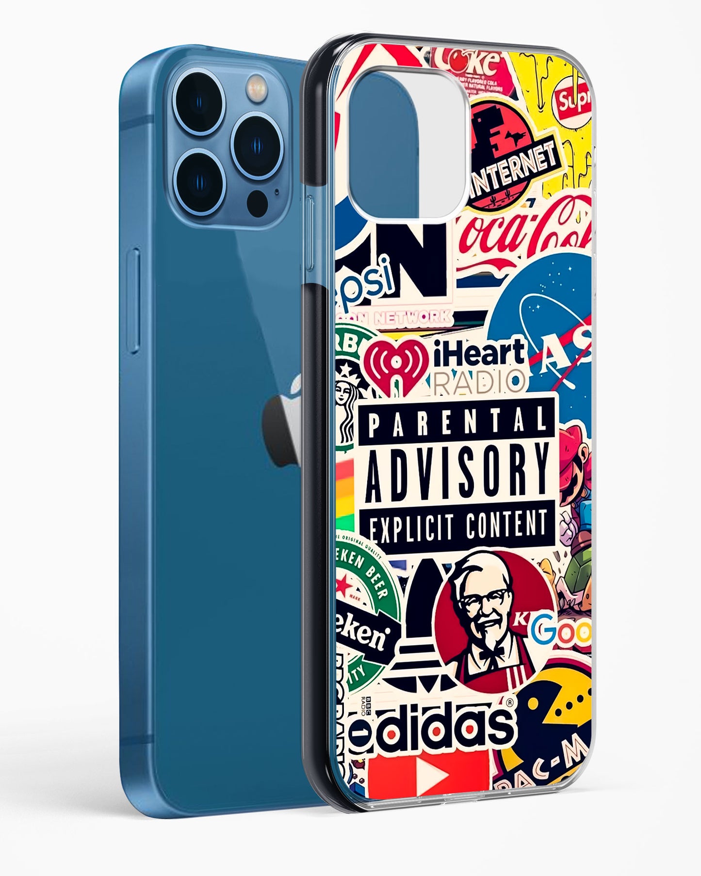 Mixed Brand Stickers Impact Drop Protection Case