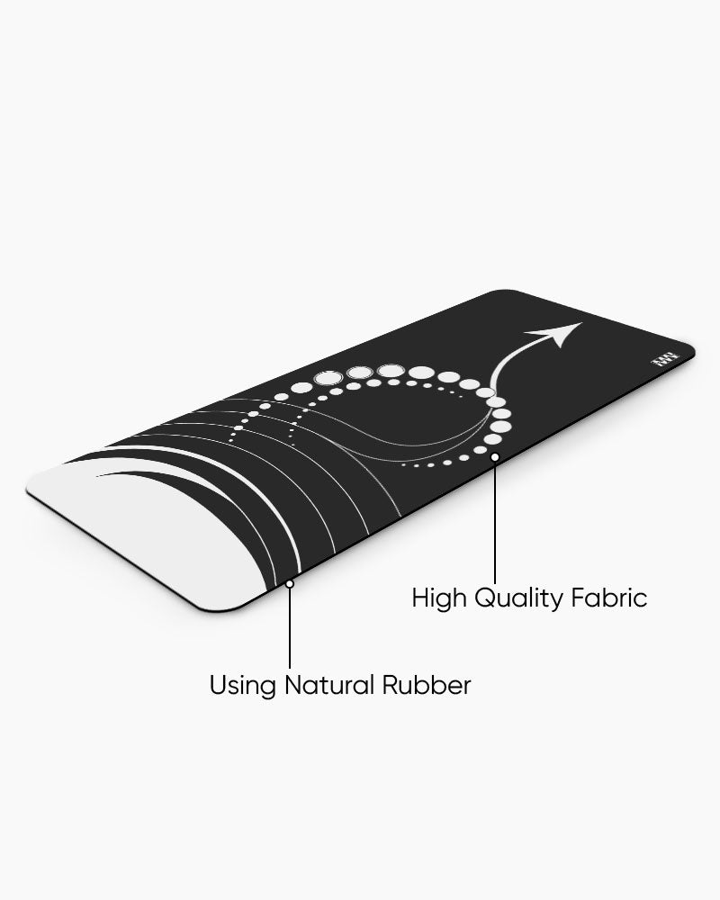 Momentum Spiral Precision in Motion Deskmat