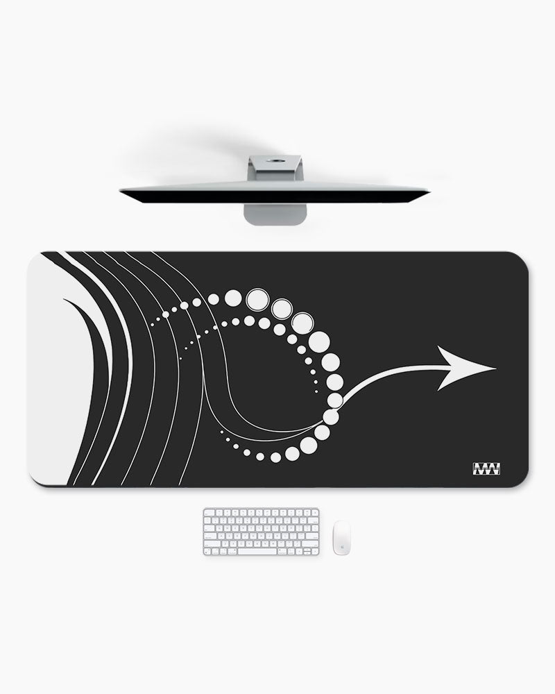 Momentum Spiral Precision in Motion Deskmat