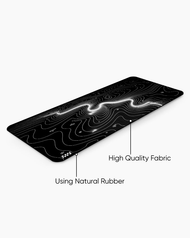 Monochrome Flow Deskmat