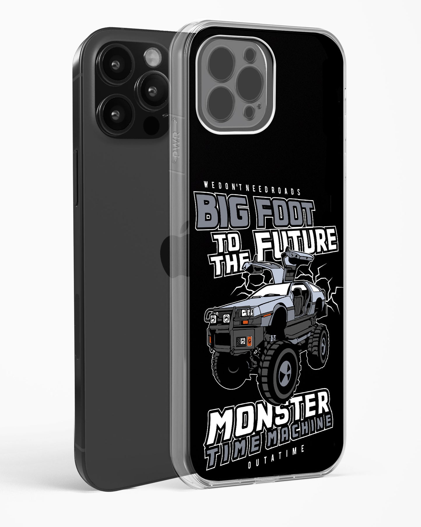 Monster Time Machine Clear Silicone Case