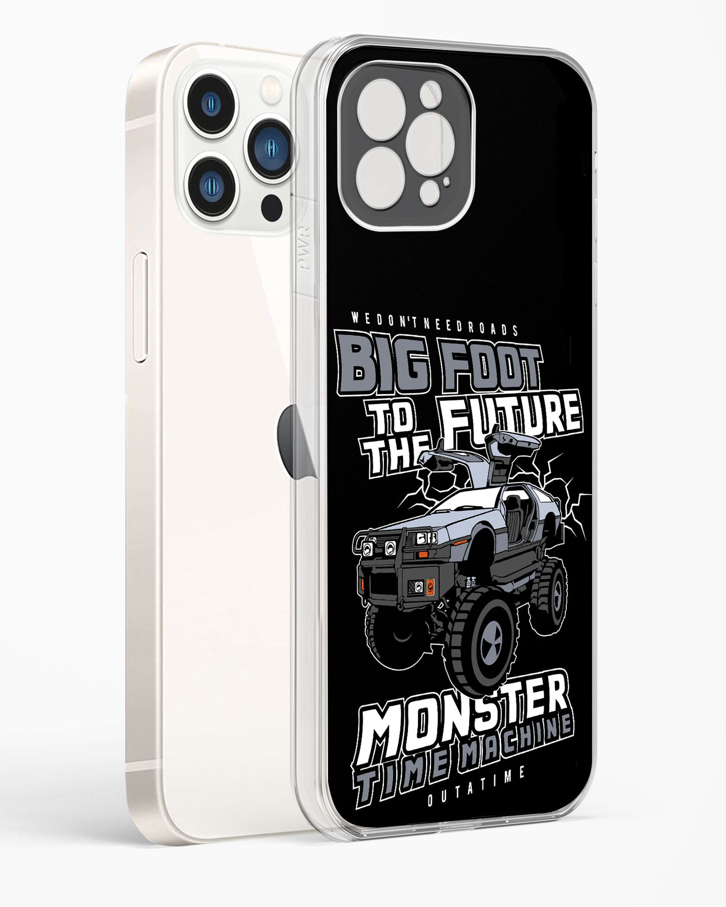 Monster Time Machine Clear Silicone Case