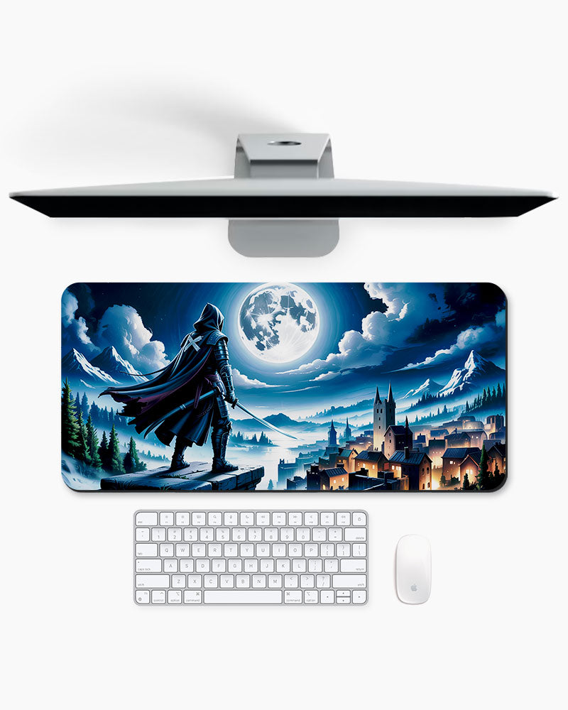 Moonlit Sentinel Watcher of the Highlands Deskmat
