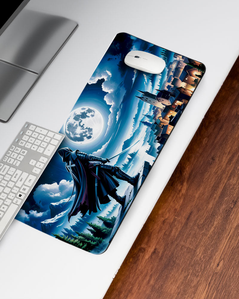 Moonlit Sentinel Watcher of the Highlands Deskmat