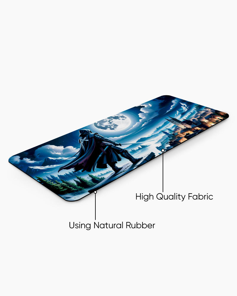 Moonlit Sentinel Watcher of the Highlands Deskmat