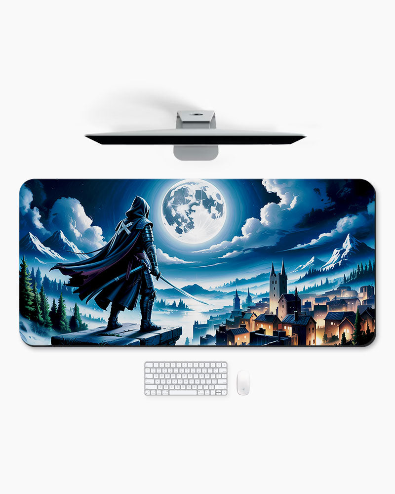 Moonlit Sentinel Watcher of the Highlands Deskmat