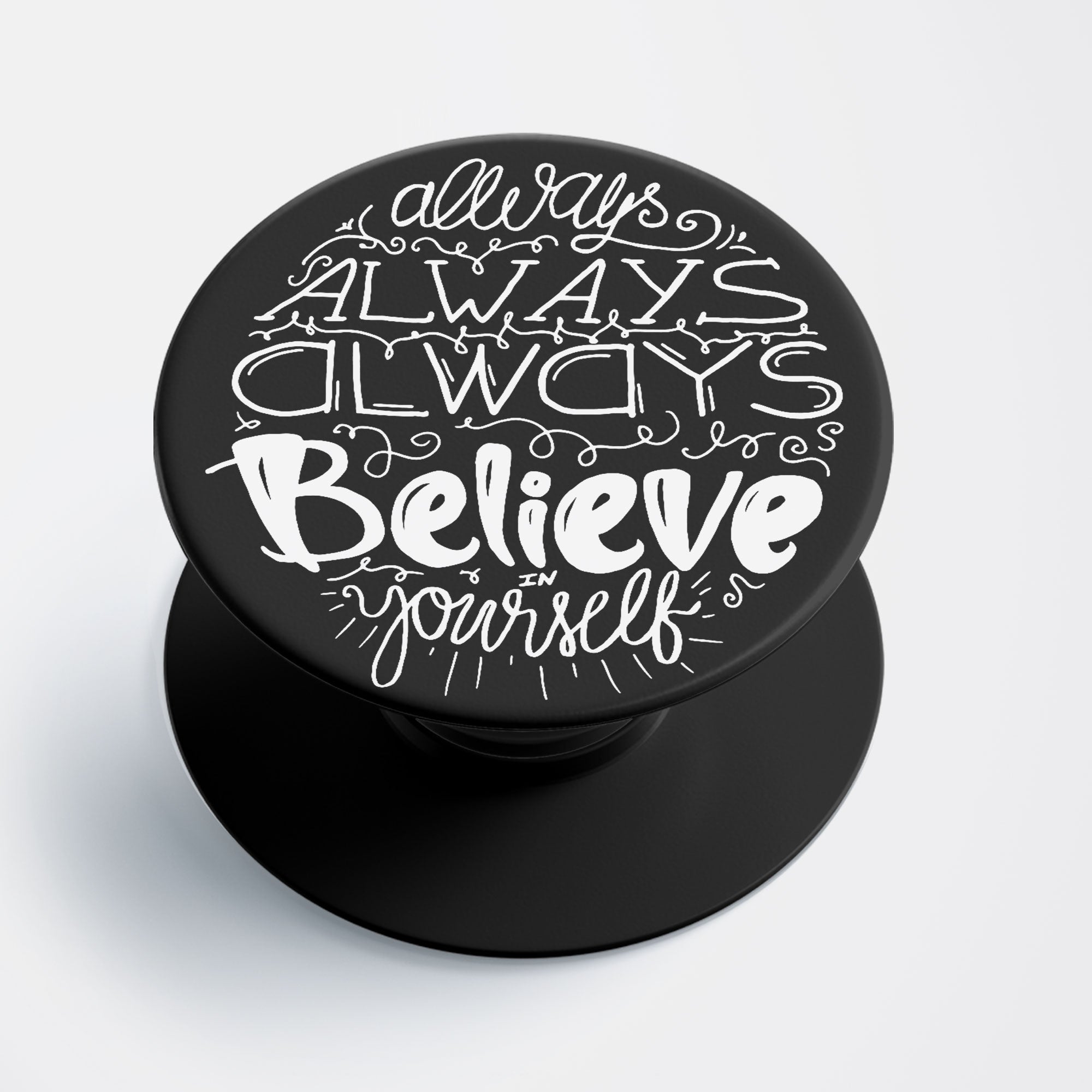 Motivational Flat Pop Holder