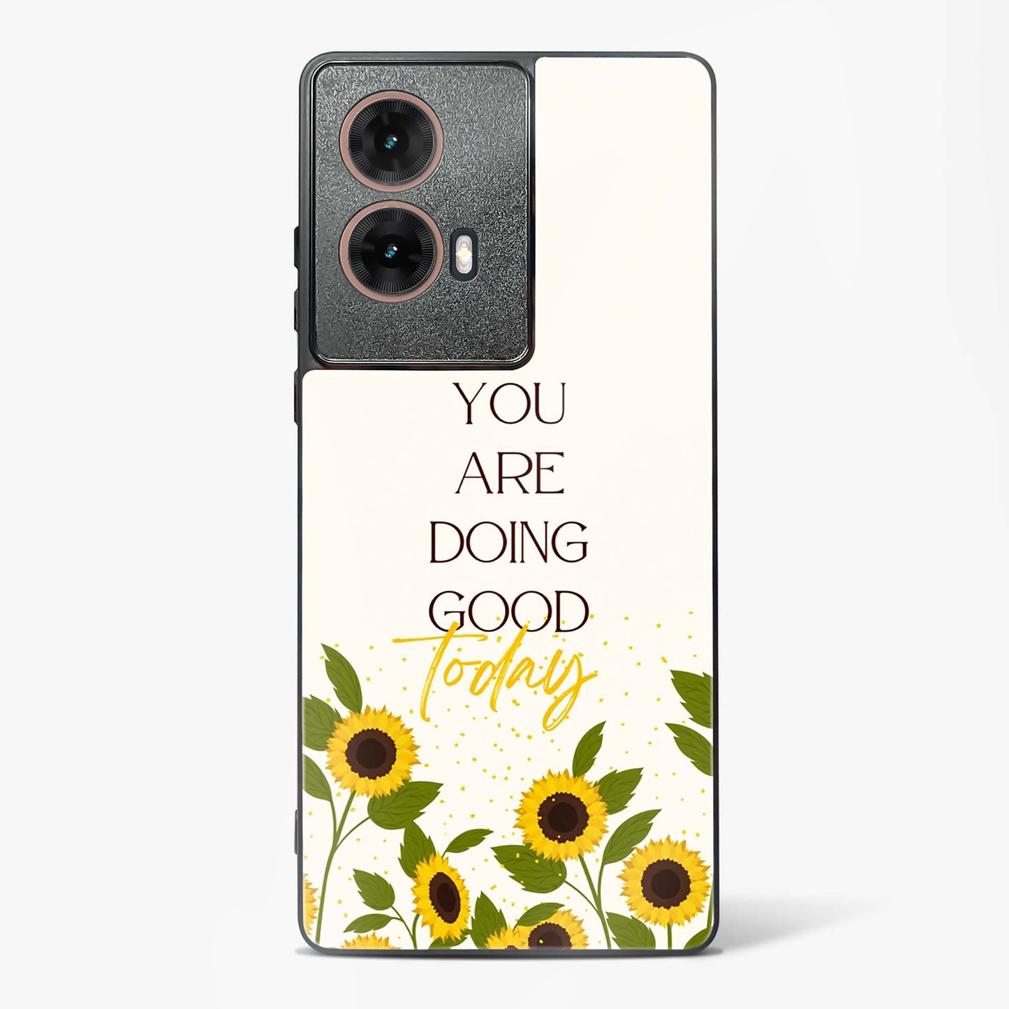 Motivational Quote Glass Phone Case-Moto G85 5G