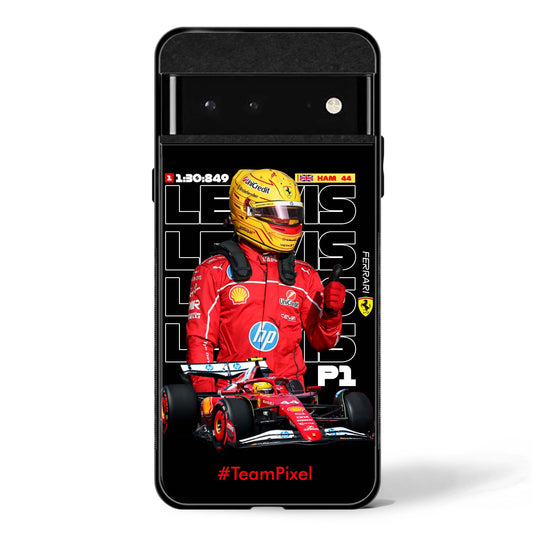 Motorsport Stripes Legacy Google Pixel Glass Phone Case