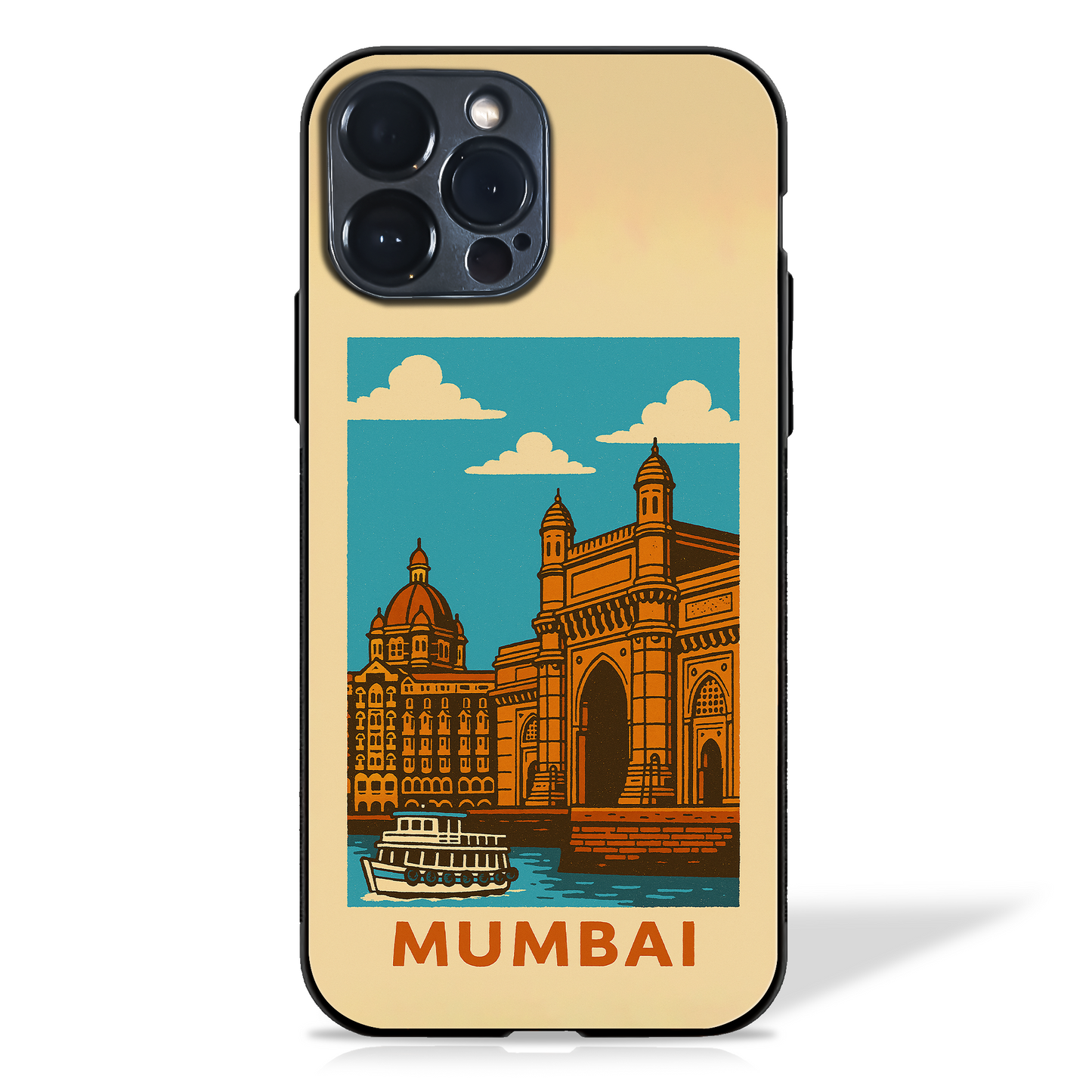 Iconic Cityscapes illustration Glass Case (18 cities)