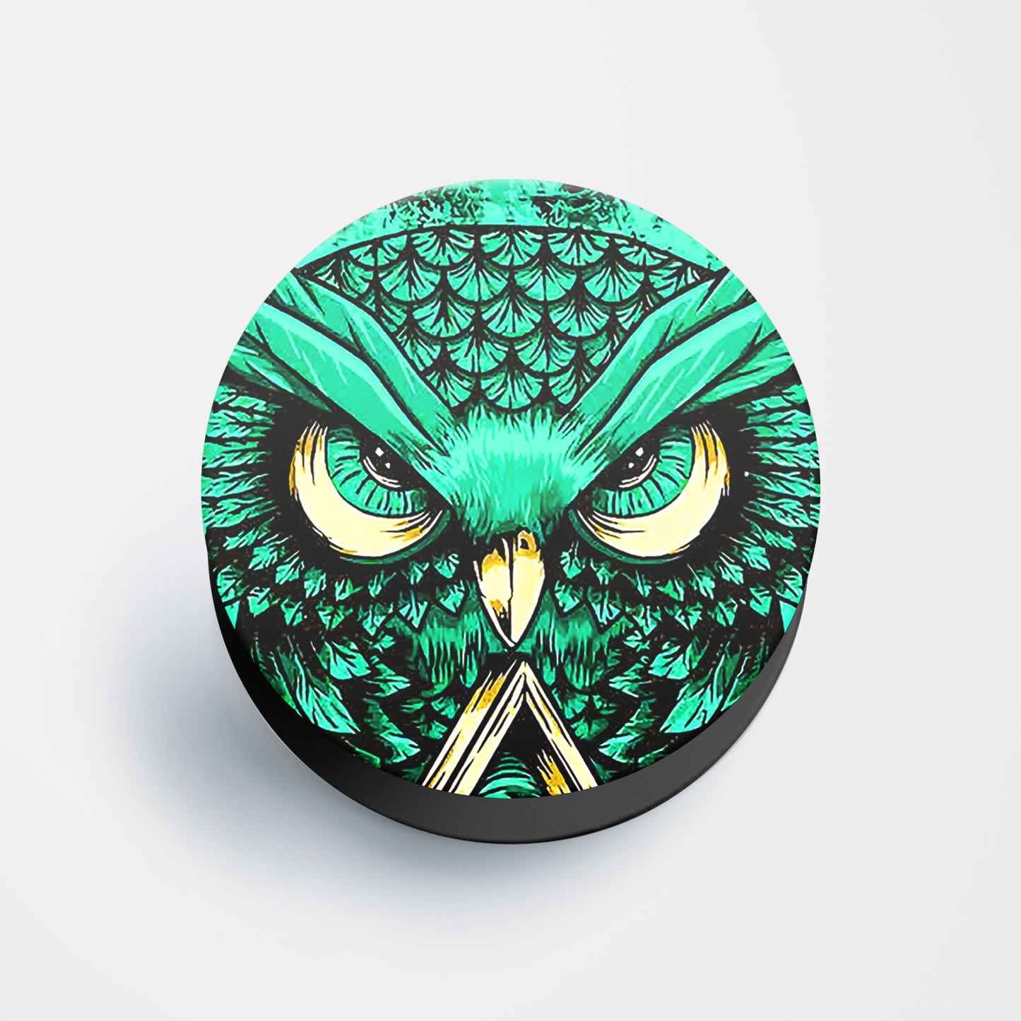 Mystic Evil Owl Flat Pop Holder