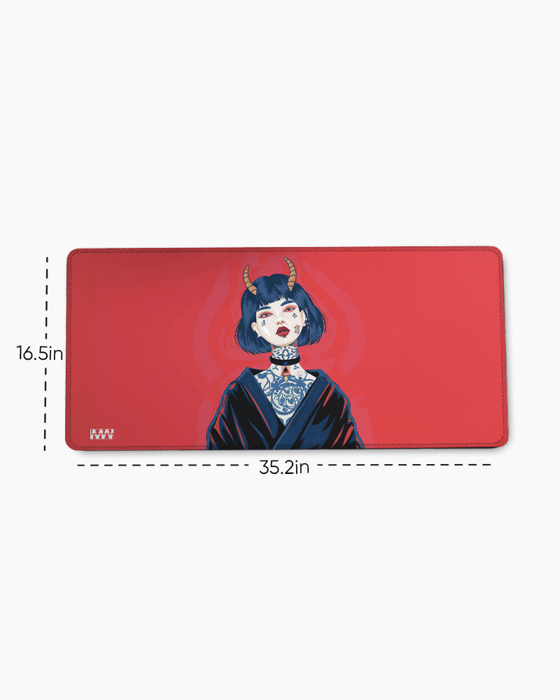 Mystical Horned Guardian Deskmat