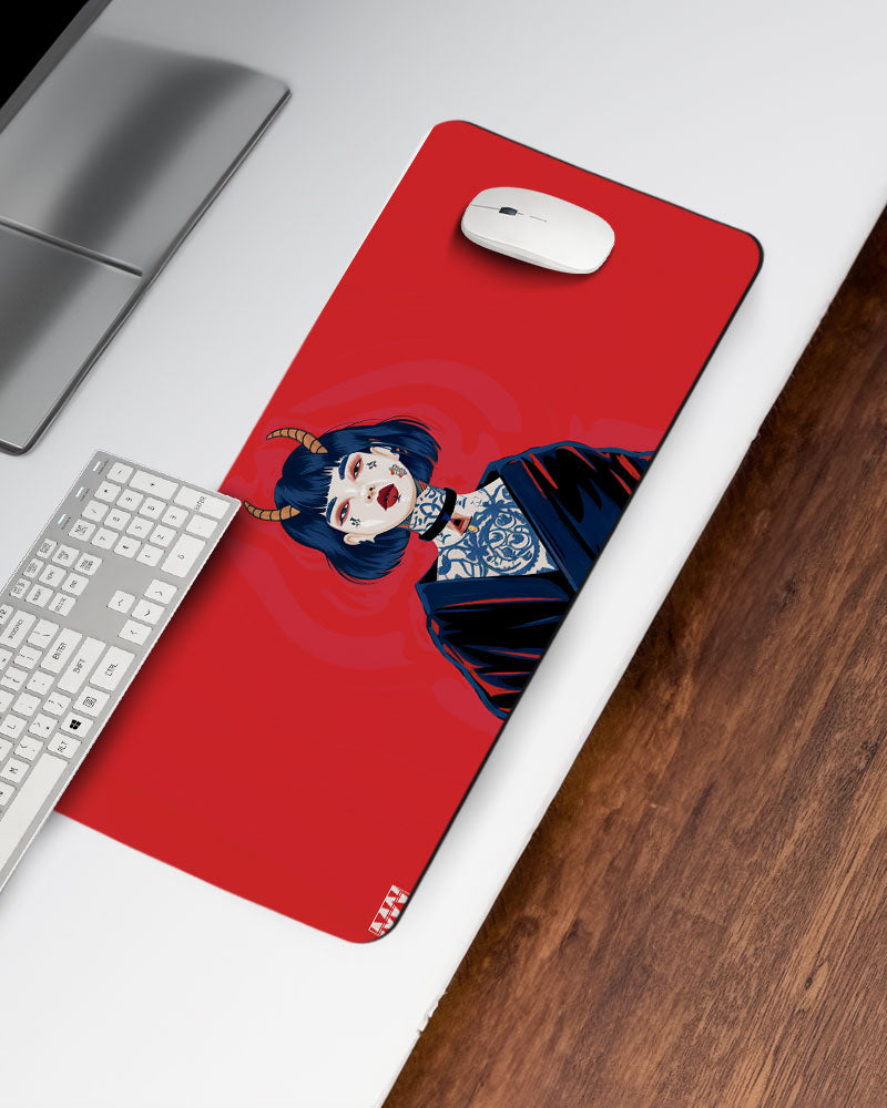 Mystical Horned Guardian Deskmat