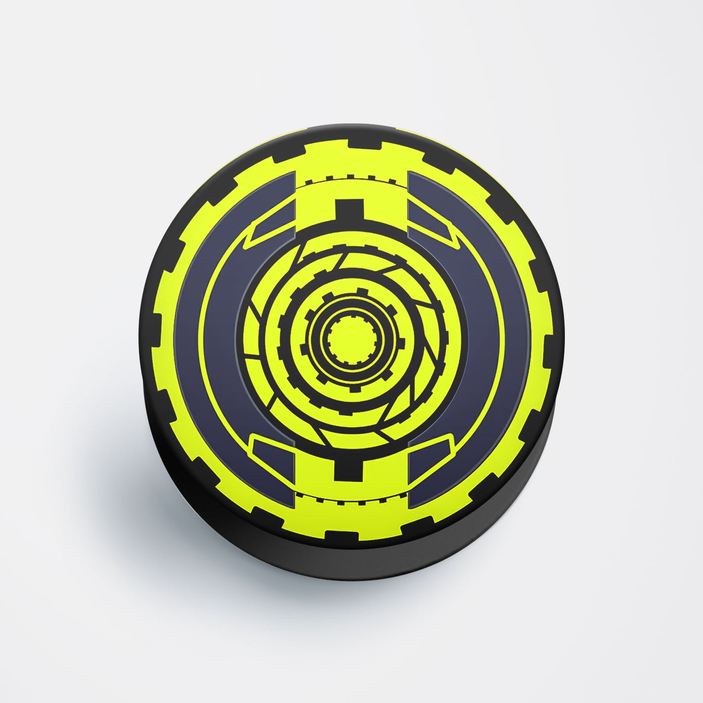 Neon Geometric Gear Flat Pop Holder
