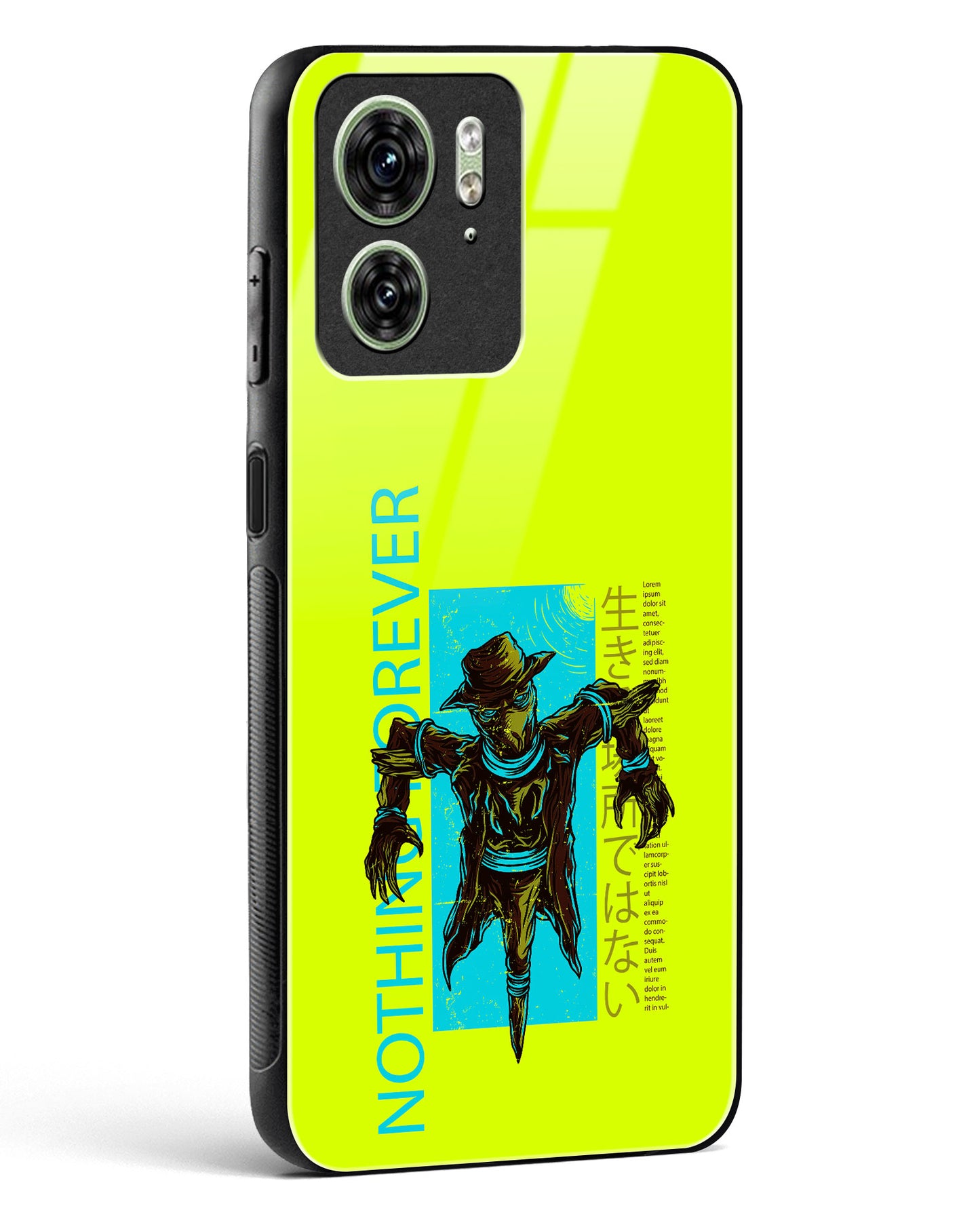 Neon Boogeyman Glass Phone Case-Motorola Edge 40